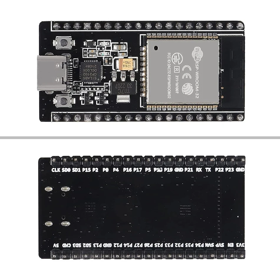 1PCS 38Pins Type-C  ESP32 ESP-WROOM-32 CP2102 Development board 2.4GHz dual-core