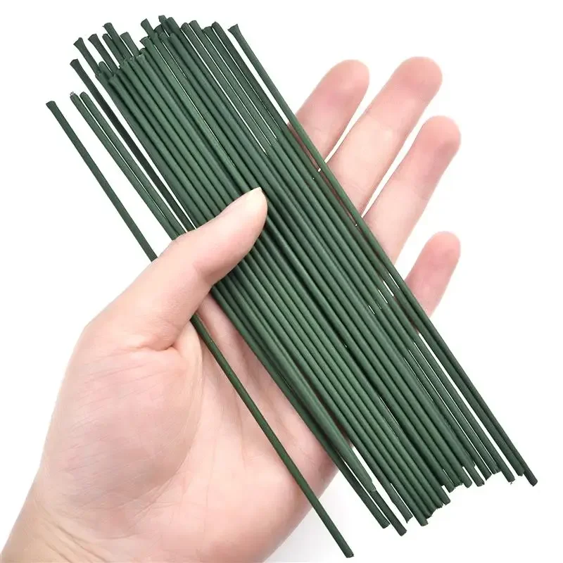 Paper Floral Wire Long Iron Wire Useds For DIY Nylon Stocking Flower Branche Making