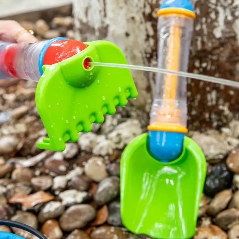 Draagbare Kunststoffen Watergevechten Strandspeelgoed Harken Schoppen Waternevel Speelgoed Single-Tube Cartoon Trekken Type Sprinkler Songkran