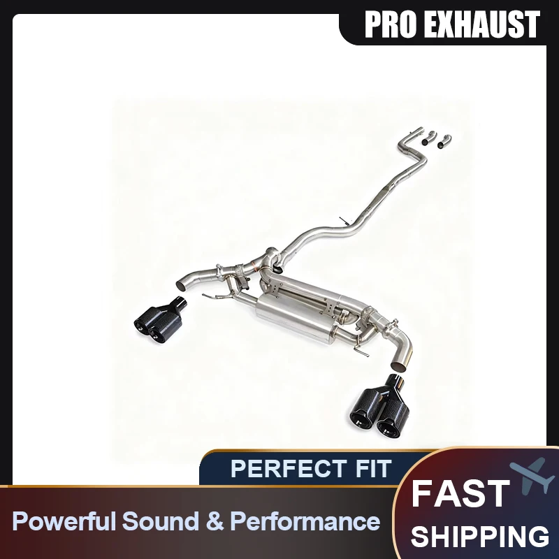 

PRO Custom Exhaust Wholesale Cat-Back for BMW G20 320i 330i 340i Ss304 Exhaust System with Valve Exhaust Single Mid Pipe