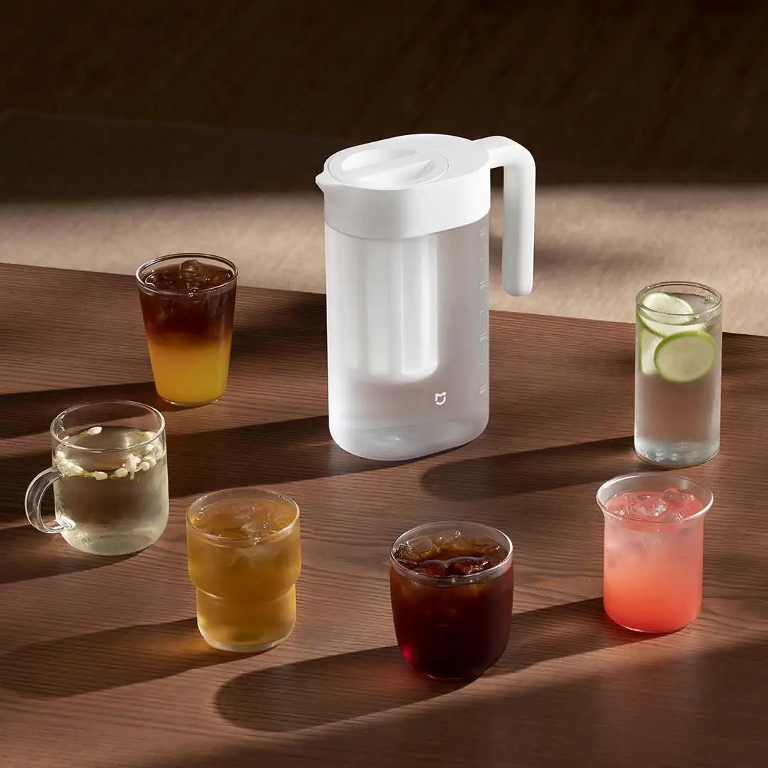 Xiaomi Mijia Large Capacity Cold Water Kettle Iced Beverage Dispenser Refrigerator Cold Juice Drink High Quality Storage Tank