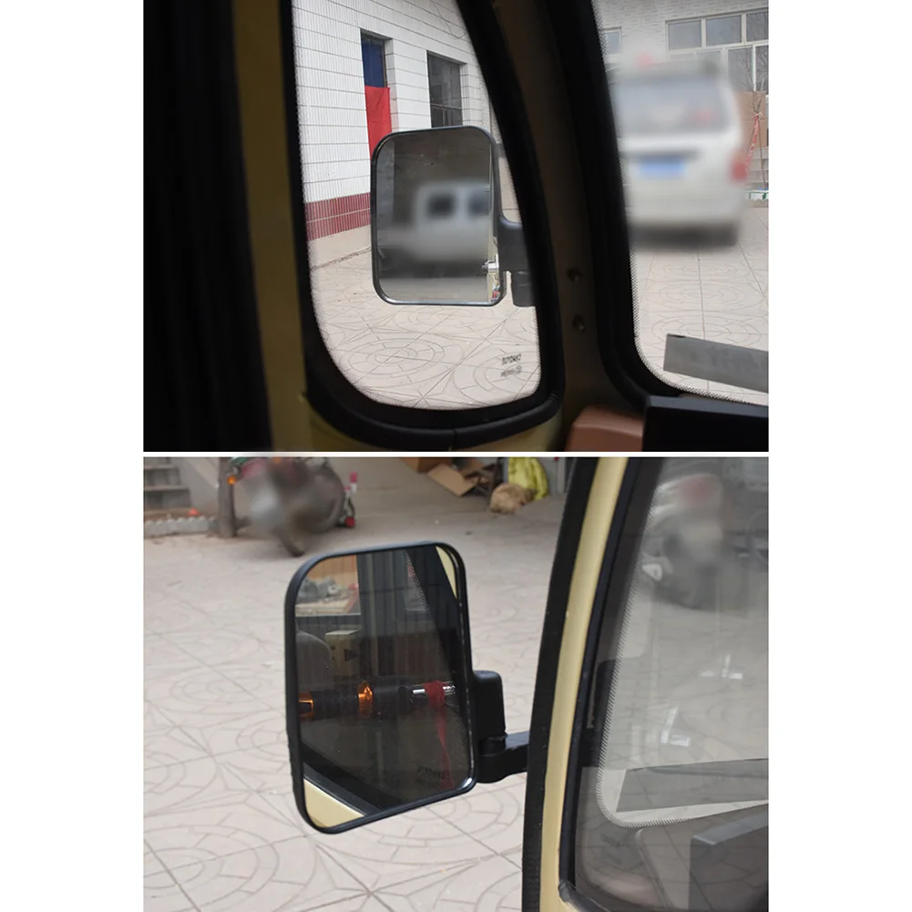 Left & Right Bike Mirrors Electric Bike Tricycle Mirror Closed 360-Rotated Adjust Rearview Mirror For Jin Peng Ebike Parts