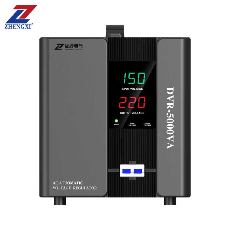 Factory directly 500va 1kva 2kva 3kva 5kva single phase AVR automatic voltage regulator 220V Ac voltage stabilizer