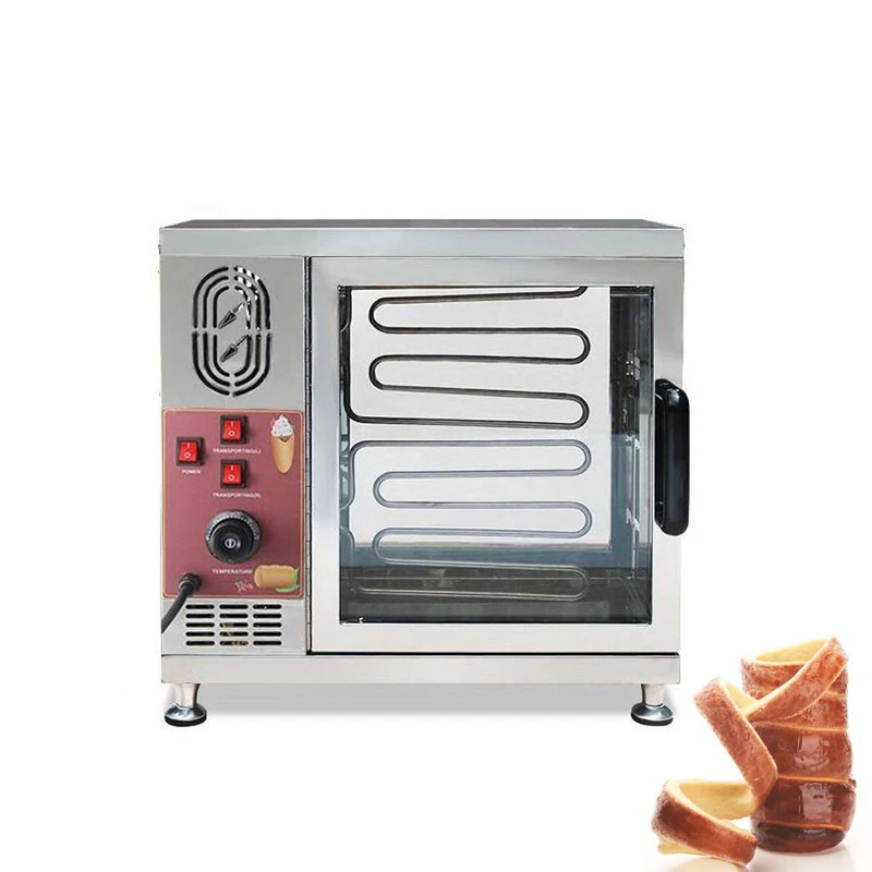 Chimney Cake Machine Commercial Stainless Steel Toaster Food Processor Roll Bread Shop Kitchen Equipment Sweet Dessert Bake Oven