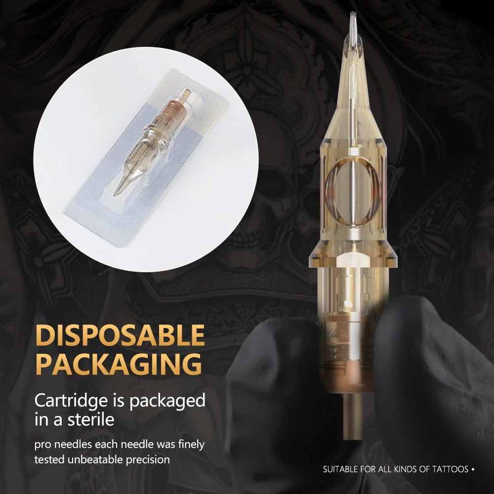 Ambition Premium 20pcs RL/RM/RS Tattoo Cartridge Round Liner Shader Curved Magnum Tattoo Needle 1RL 3RL 5RL 7RL JJ3648