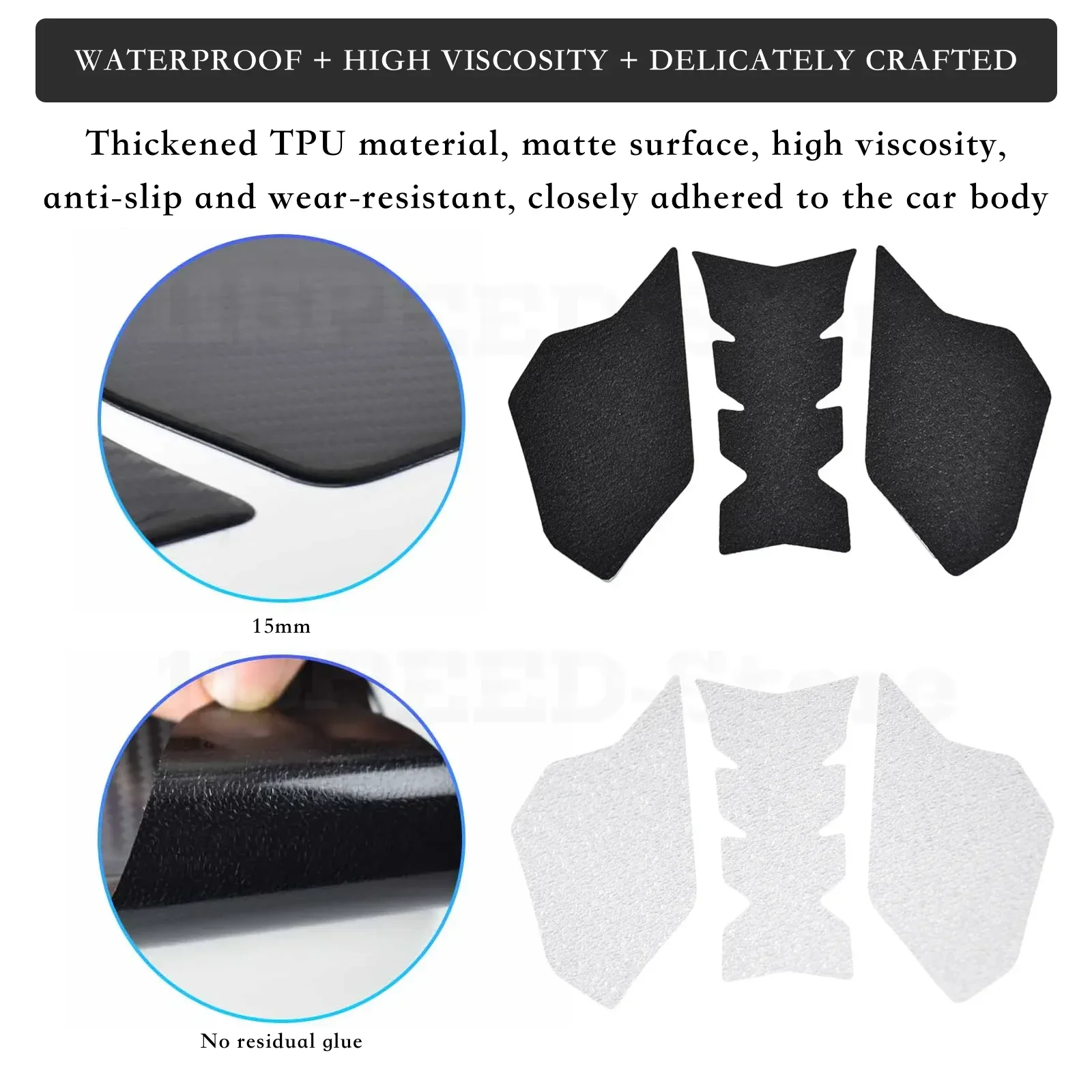 Motorcycle Accessories TPU Sticker Anti-skid Knee Grip Fuel Tank Traction Pads Protector Cover Fit For CFMOTO 250 NK 250NK 2022