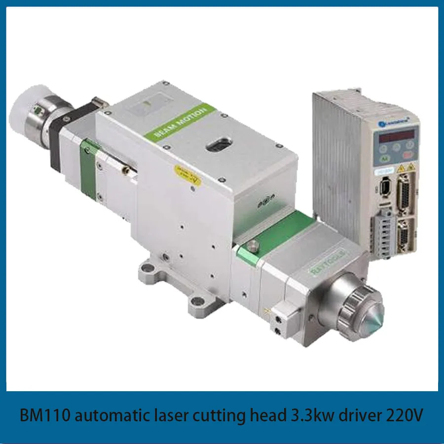 Raytools BM110 laser head 3.3kw with motor driver QBH metal CL100 FL155 automatic laser cutting head