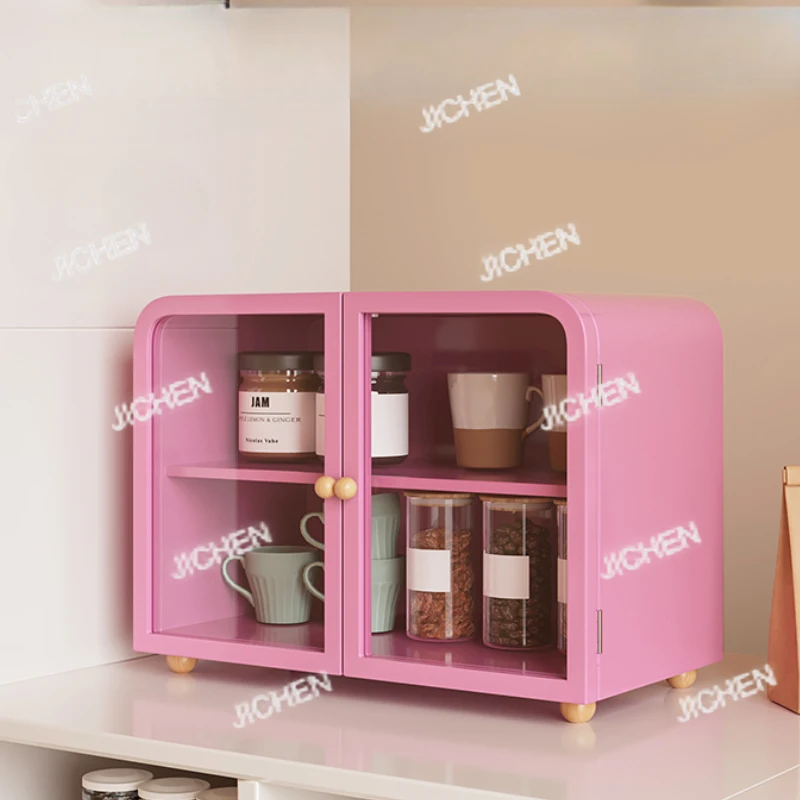 

Органайзер для чашек из массива дерева JC с сетчатыми полками, подставка для хранения кофейных/чайных чашек на обеденный стол, пылезащитная многофункциональная витрина