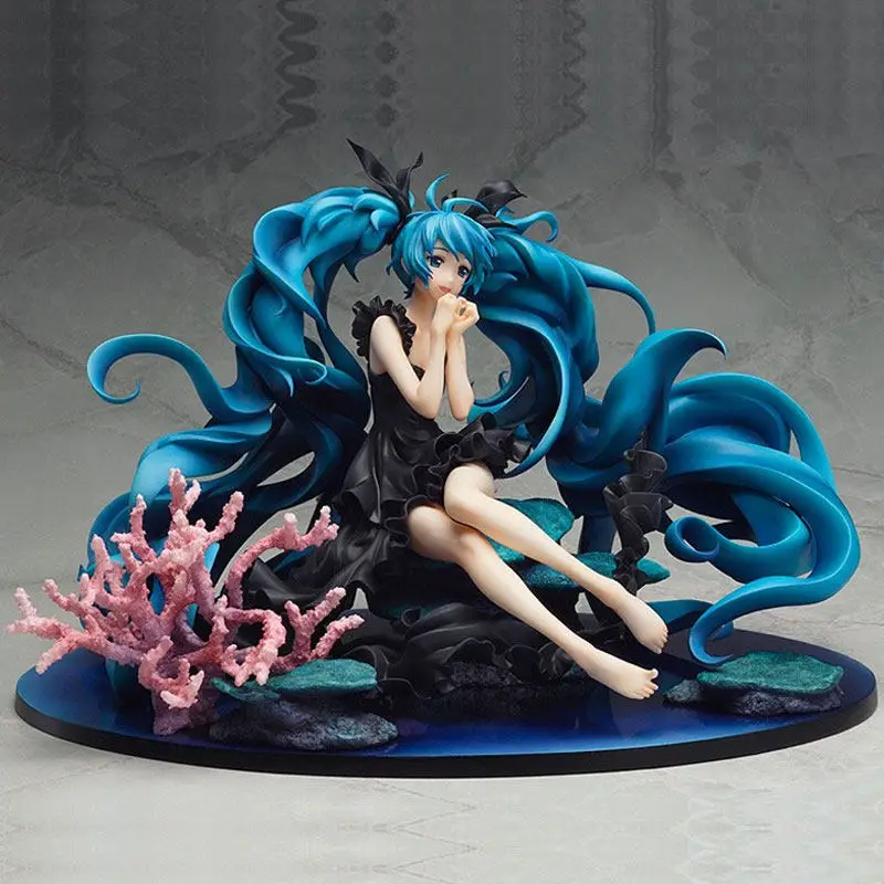 

【In Stock】 Hatsune Miku Figma Deep-Sea Girl Sparkling Snow Edition | Articulated Vocaloid Singer Decorative Display Model Gift