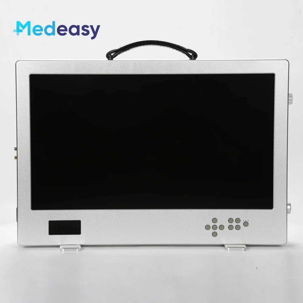 24 Inch Full HD Endoscope Camera with Monitor and 80W Led Light Source Portable Medical Endoscopy System Unit