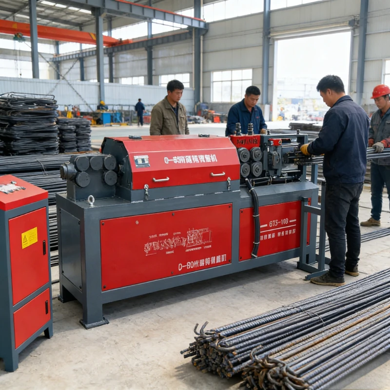 High Automatic Steel Wire Straightening and Cutting Machine High Accuracy with Motor rebar cutter and straightener customized