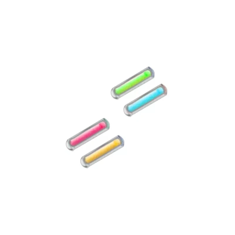 8 Pack 2*6mm Small Glass Tube Luminous Emergency Lights Lamp Glow for Fingertip Gyro DIY Mod