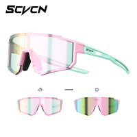 SCVCN Kids Photochromic Sunglasses Polarized Cycling Glasses Sports UV400 Boy Baseball Outdoor Eyewear Running Hiking Sunglasses