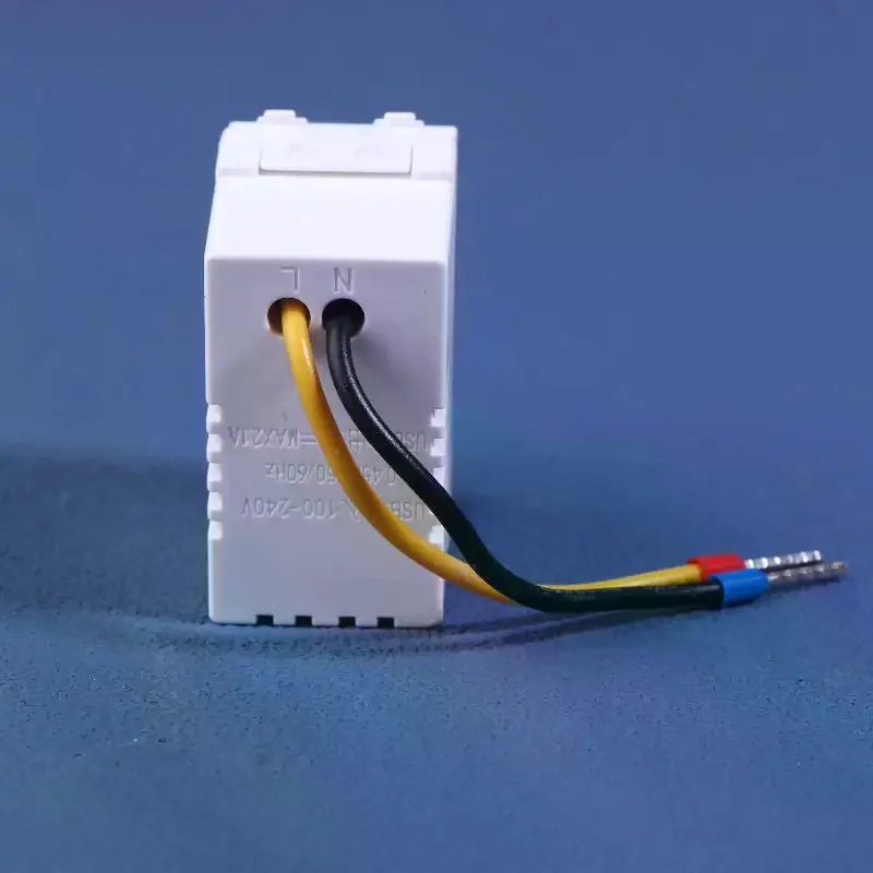 128-Type 2.1A USB Power Module 220V to 5V Step Down Transformer Adapter for Small Digital Device Charging