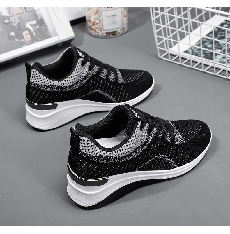 2024 Summer women's shoes fashion sports trend shoes Casual sports shoes Breathable comfortable increase women's shoes