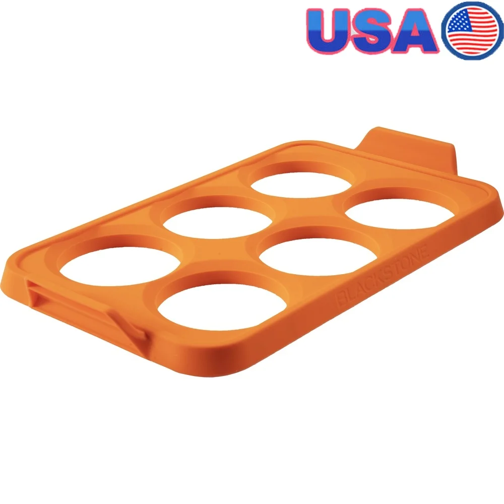 

Силиконовая 6-секционная форма для яиц, можно мыть в посудомоечной машине, антипригарный инструмент для приготовления пищи, блины, колбаса, омлеты, завтрак, семейные блюда