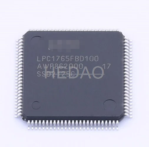 10pcs/LOT New Original LPC1765FBD100K LQFP-100 ARM Cortex-M3 32-bit microcontroller-MCU