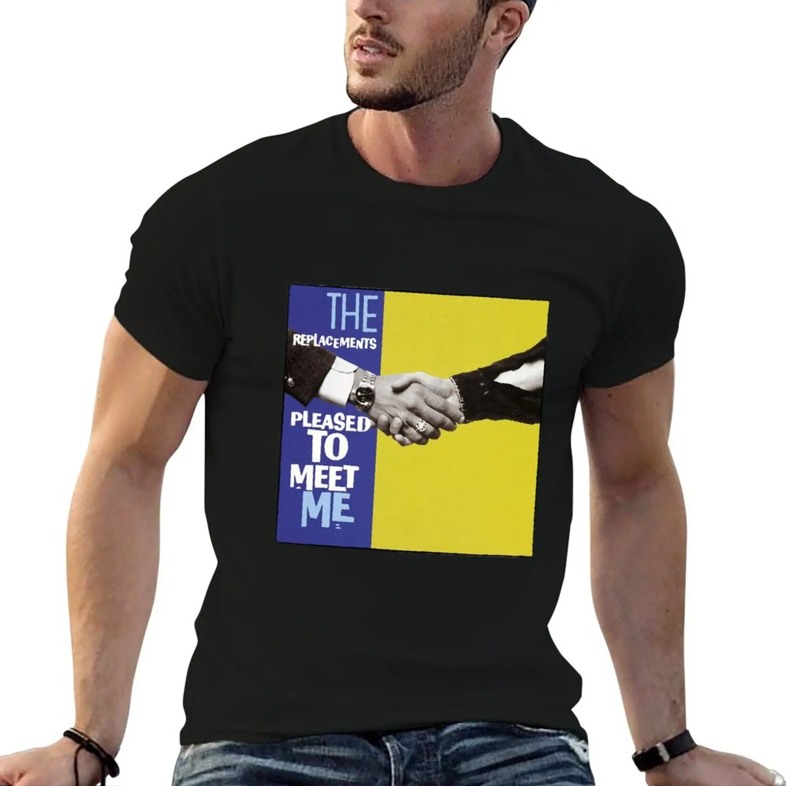 

The Replacements 7 T-Shirt t shirt men 100% cotton luxury brand t shirts for man pack white T-Shirt