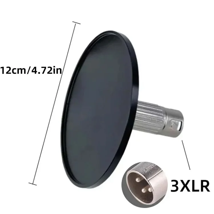 3XLR Black Silver Suction Cup Black Suction Cup Adapter for Telescopic Linear Actuator Reciprocating Linear Actuator Parts