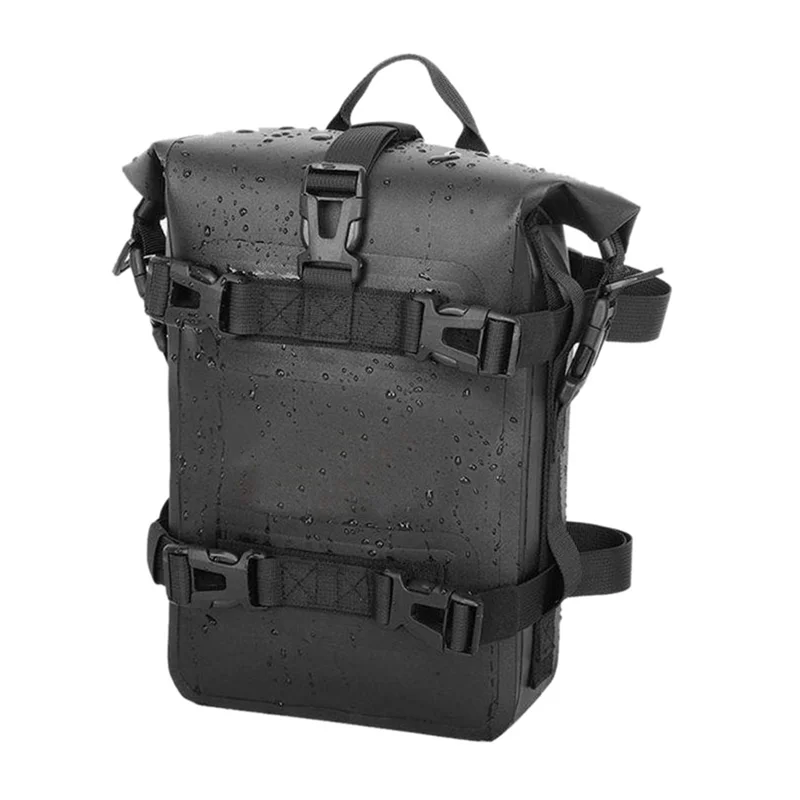 Bolsa de almacenamiento para maletero de motocicleta confiable, bolsa impermeable para parachoques de motocicleta con correa para el hombro, herramientas para montar, mochila para ciclismo