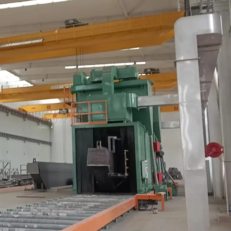 Roller Conveyor Shot Blasting Machine Customized Automatic for Steel Plate Heavy Duty Cleaning Projects