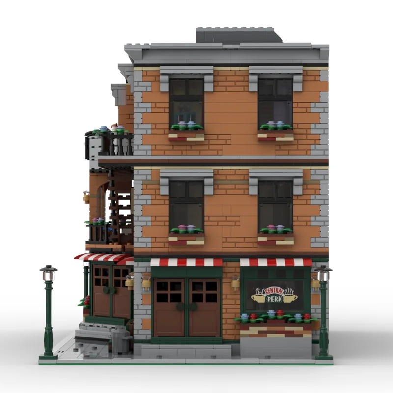 4651-Piece MOC-79570 Building Set - Central Park Themed Apartment Model, DIY Construction Toy for Collectors and Fans