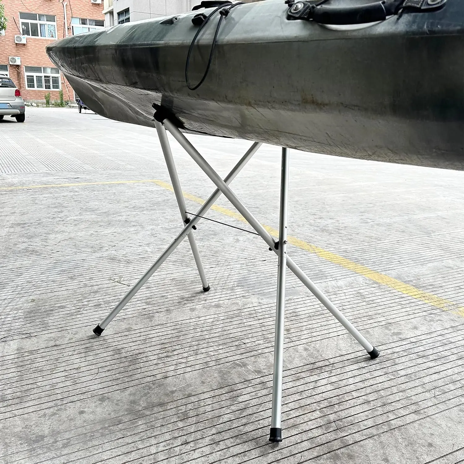 Kajak-Ständer, 31 Zoll hohe geteilte Kajak-Aufbewahrung für Paddleboard, Kanu, Boot, Garage, drinnen und draußen, tragbares Lagerregal