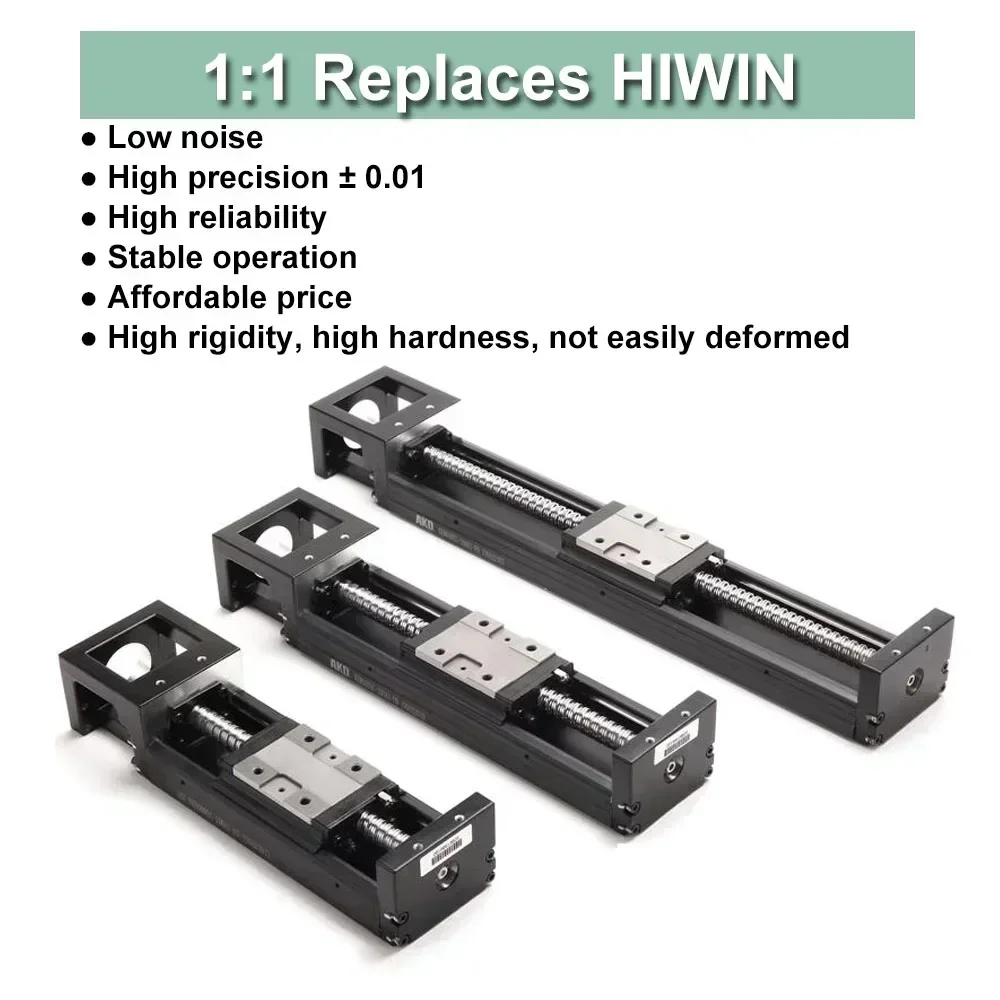 KK50/60/86 Steel Module High Precision Module Sliding Table Accuracy Repeatability ±0.01 Effective Stroke 60-810mm Replace HlWlN