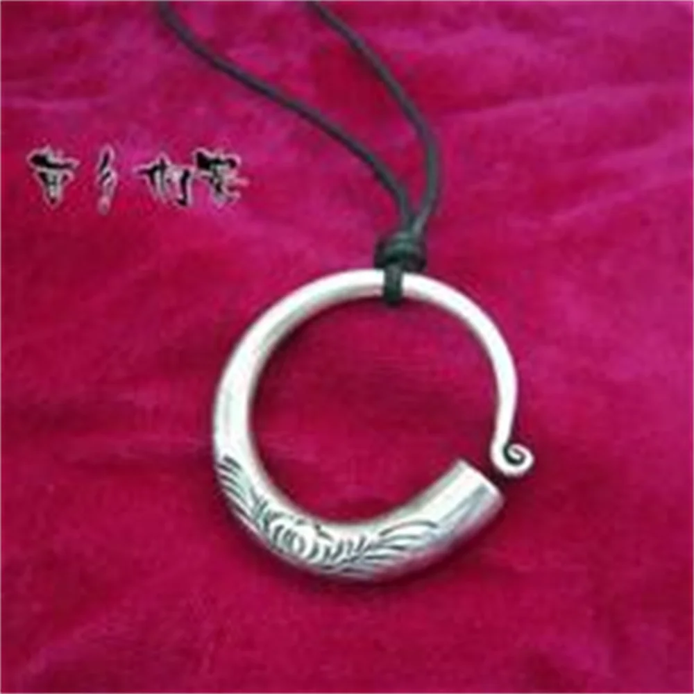 ハンドメイドmiao silver人格ネックレスセーターチェーン彫刻フック