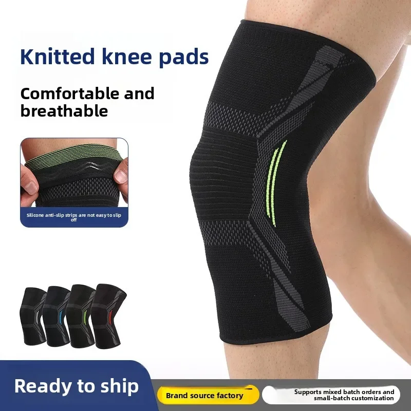 Knee Pads Protective Cover Men Basketball Running Joint Support Leg Guard Thickened Padding Breathable Sports Protection