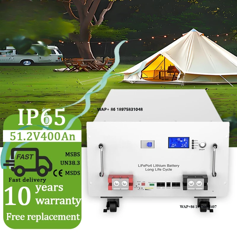 

Durable 51.2V100Ah Solar Solid State Lithium Ion Battery Pack 5KWh Home Use Energy Storage System Model JJ5KW 8500 Cycle Life