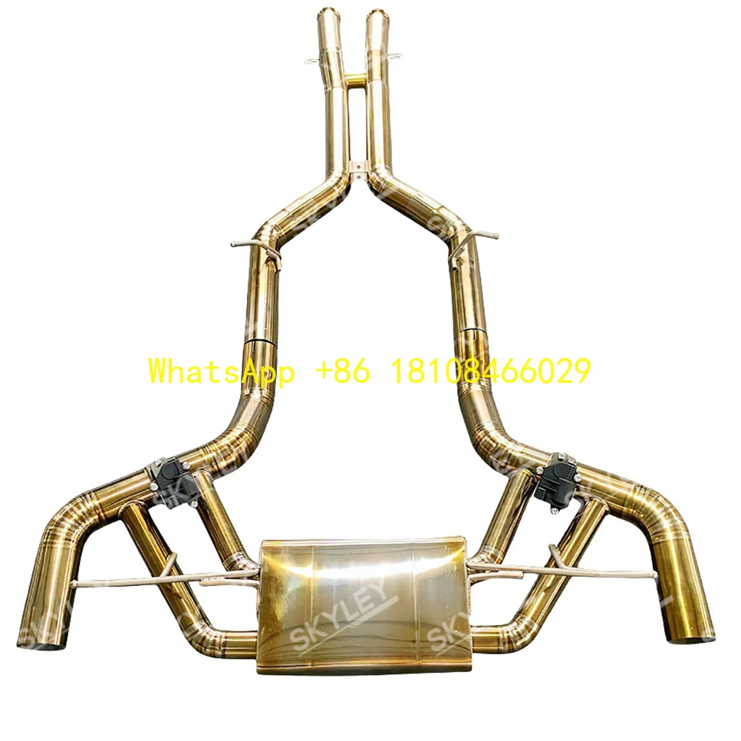 

Oem Catback Exhaust System for Mercedes-benz Amg Gt Gts(c190) 4.0t 2014-2023 Titanium Exhaust Pipe Muffler Car Exhaust Pipes