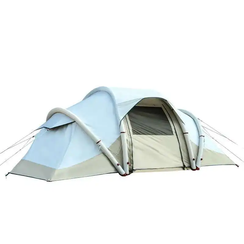 Outdoor Camp Two Bedroom InfIatable Camping Tent Oxford Cloth Size For 6-8 People