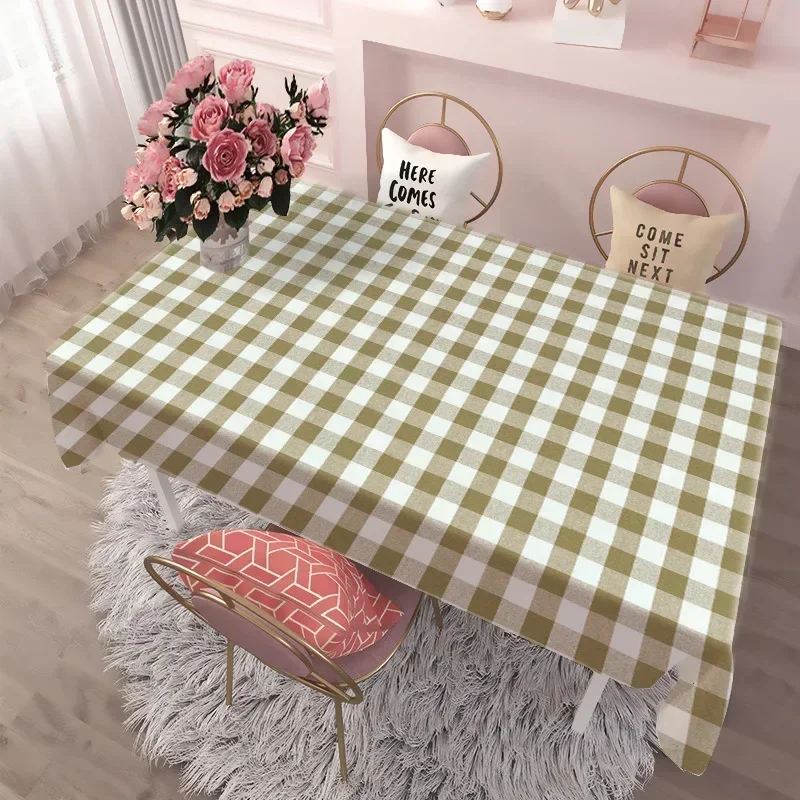 

Simple tablecloth desk student rectangular desk picnic cloth girl heart plush tea table tablecloth gray22