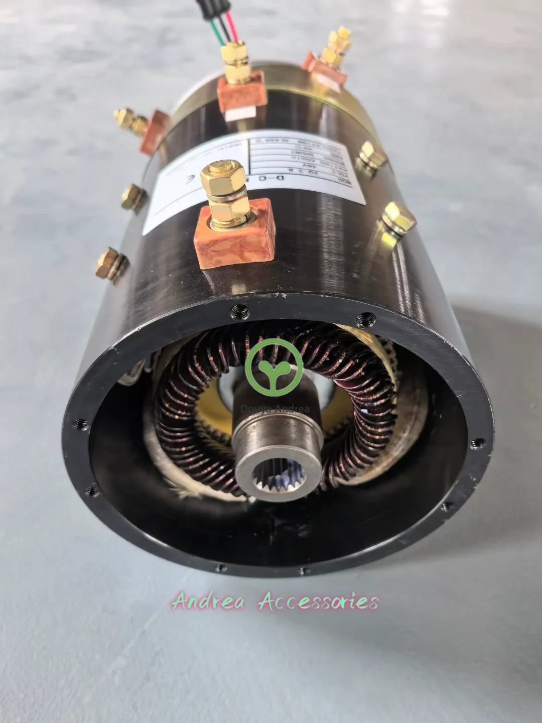 XQ-3.8 DC مجموعة محرك Sepex الكهربائية 48V3.8KW لعربة الجولف