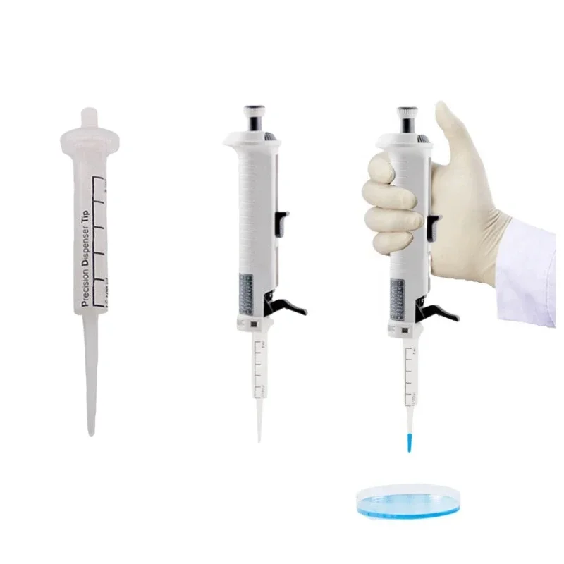 laboratory Dispensing Pipette 0.5-50ml Volume Adjustable Single Channel Pipette