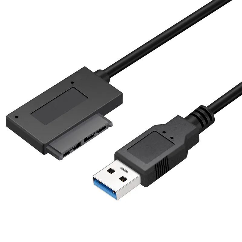 Sata to USB3.0 USB2.0 7+6PIN 13Pin Adapter Converter Cable Quick Data Transfe For Laptop Optical Drive CD/DVD ROM Slimline Drive