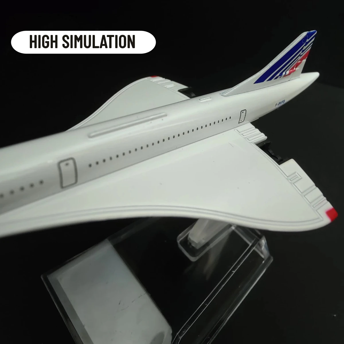 Scale 1:400 Metal Aircraft Replica 15cm Air France Concorde Model Aviation Diecast Miniature Kids Room Decor Gift Toys for Boy