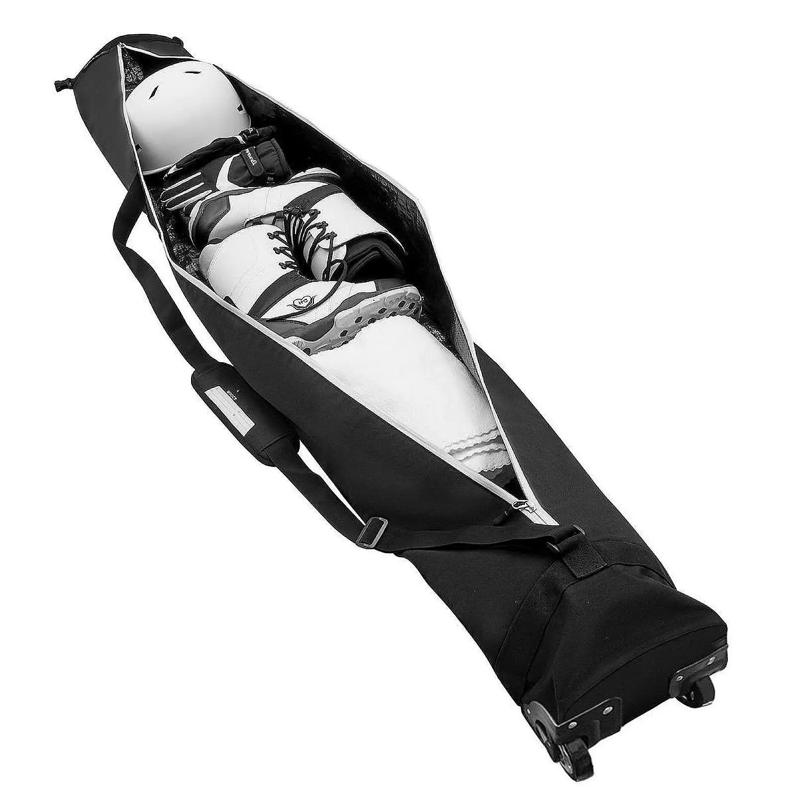 

Snowboard Bag with Wheels Adjustable Strap Men Women Water Resistant Ski Bag
