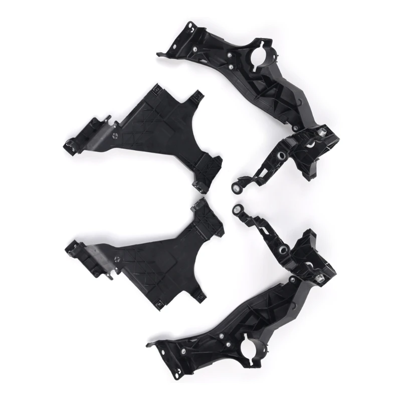 Front Headlight Mount Guide Support Bracket Set for 2012-2016 Replace 8T0941453B 8T0941454B 8T0805607B 8T0805608B