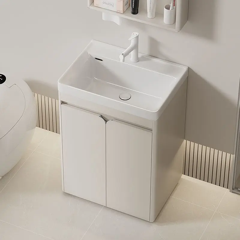 wash basin cabinet combined wash basin balcony integrated bathroom washbasin countertop bathroom cabinet Customizable