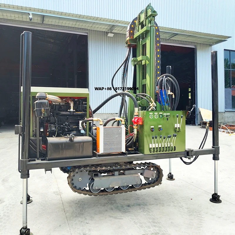 

Energy-Saving Mobile Drilling Rig - Supports Mud Pumps Air Compressors Water Well Drilling Rig