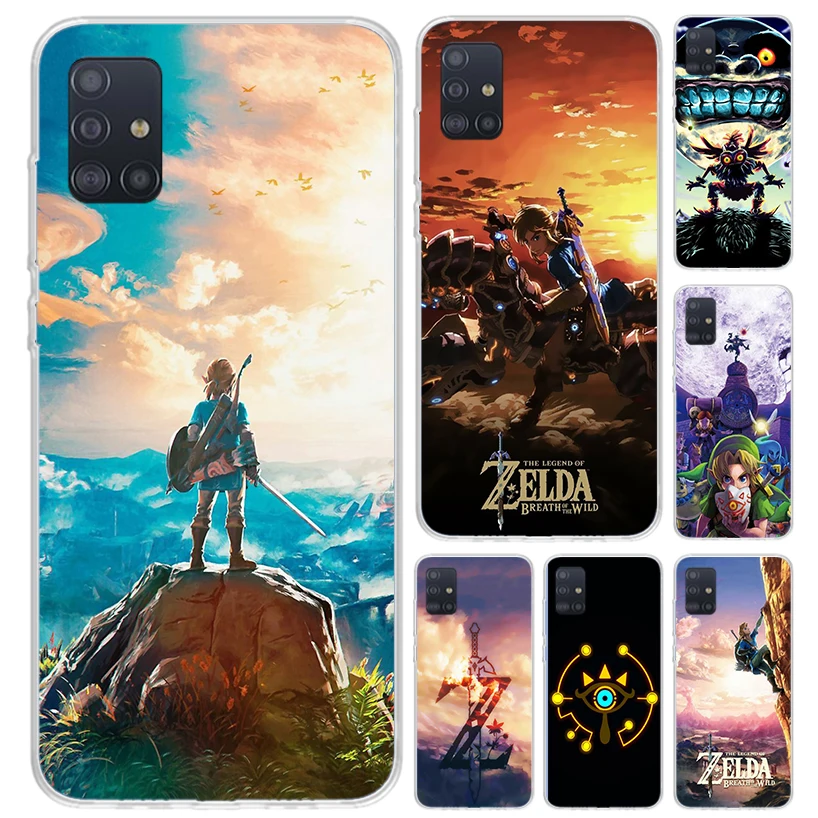 Anime Z-Zeldas Phone Case for Samsung Galaxy A51 A50 A71 A70 A41 A40 A31 A30S A21S A20S A10S A20E A11 A01 A6 A7 A8 A9 Plus