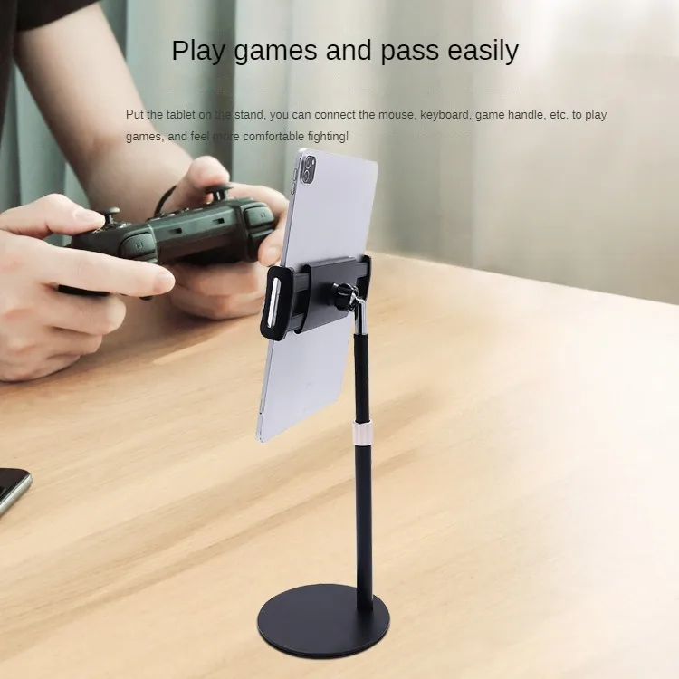 Metal Desktop Stand Lazy Mobile Phone Tablet Bracket Office Learning Rack Retractable Adjustable Support Bracket