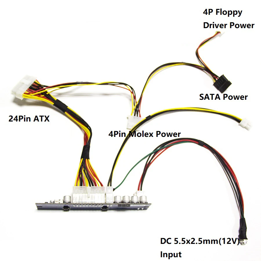 DB7575 300W ATX-24Pin DC 12V 300W High Current For NAS Power Supply Pico Switch For Computer DIY