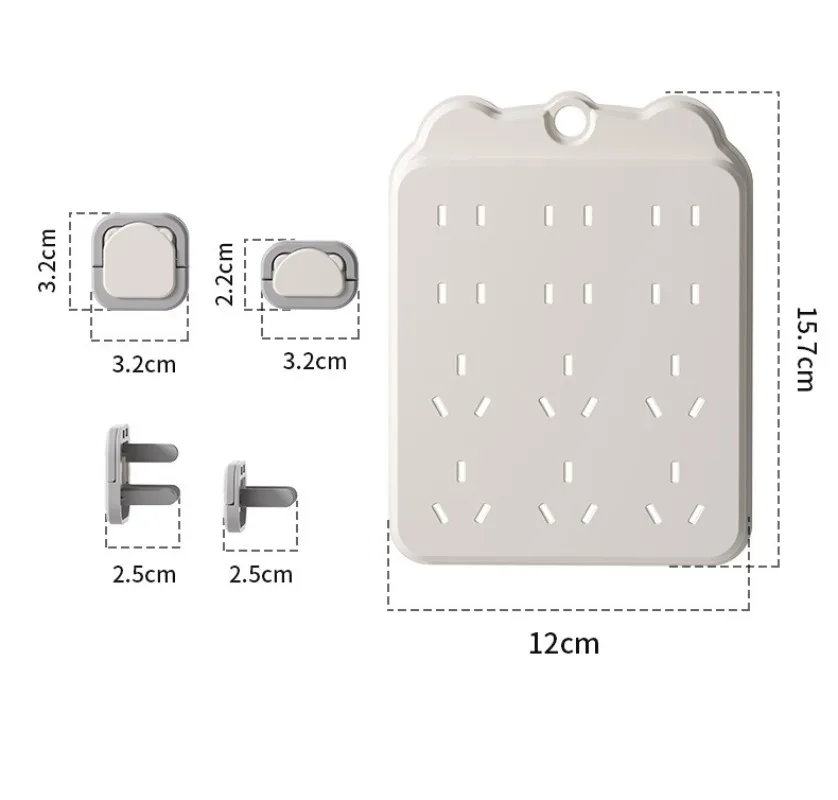 Copertura protettiva per presa di corrente Anti-shock con copertura protettiva di sicurezza per blocco Copertura protettiva per presa anti-shock per bambini