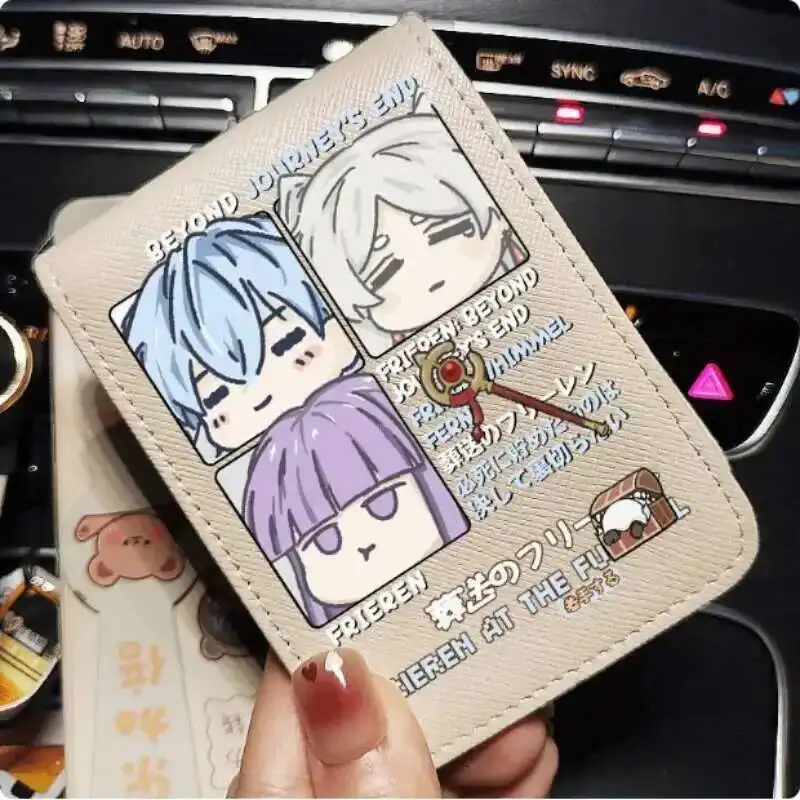 

Frieren: Beyond Journey's End Fashion Wallet PU Purse Card Cash Holder Bag Cosplay Gift B1867 Anime