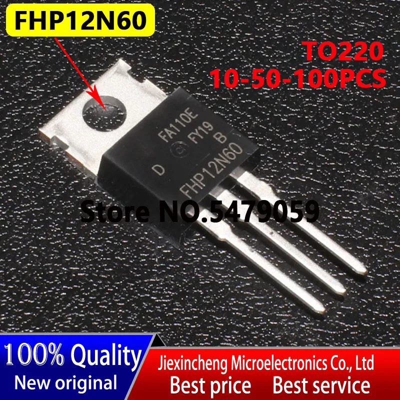 

FHP12N60 12N60 TO-220 600V 12A MOSFET New original