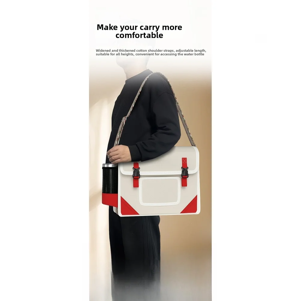Canvas Tool Bag Engineered for Durability Featuring Reinforced Bottom Multiple Pockets and Comfortable Carry Strap