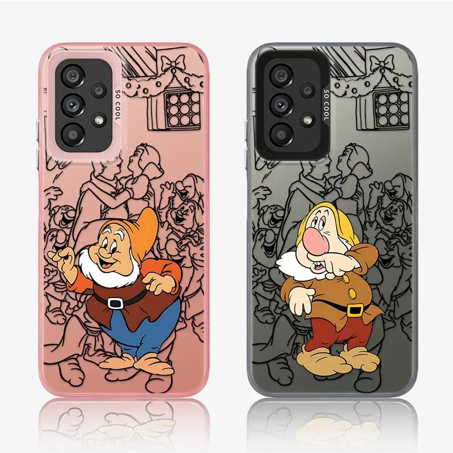 Snow White And The Seven Dwarfs Phone Case for Galaxy A15 A52 A72 4G 5G A25 A52s A53 A54 A55 A73 5G A51 4G bag